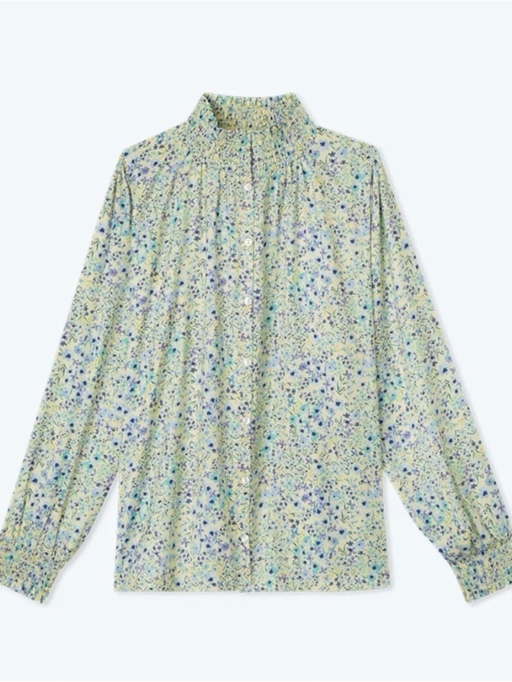 Summersalt Silky Floral Blouse
